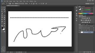 How to Create a Dotted Line in Photoshop