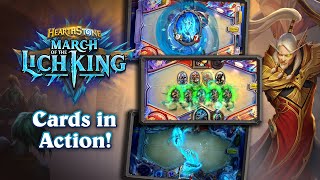 Cards in Action! March of the Lich King Gameplay Trailer