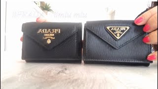 PRADAお財布とmiumiuお財布を比べてみましょう♡買い替えの方ご参考になさって下さい♡