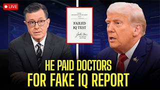 Trump Brags About His Brain - Stephen Colbert’s Reality Check Freezes the Studio