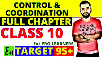 Control and Coordination Class 10 Science | Full Biology Chapter 7 - One Shot | Target 95+