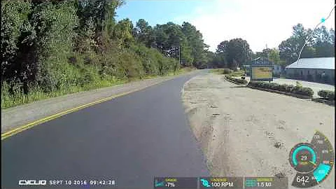 Fresh tarmac on Floyd Bradford Road