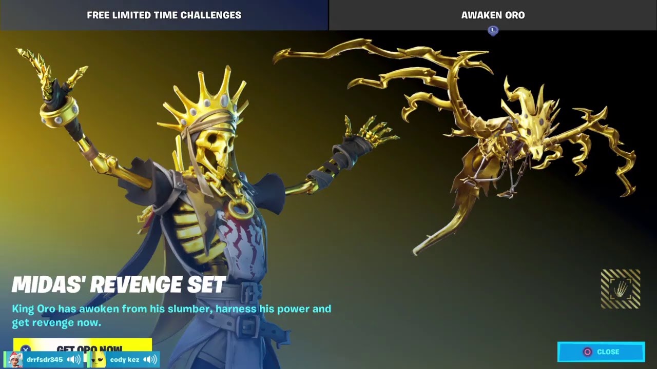 Recent update made Midas lose his golden touch : r/FortNiteBR