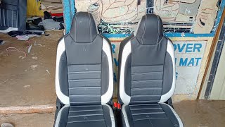 S-presso seat cover stitching and bucket fitting || premium quality leather seat cover stitching by Ms cover Garden 529 views 5 months ago 8 minutes, 5 seconds