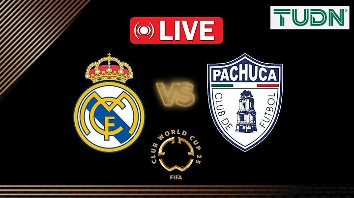Real Madrid vs Pachuca EN VIVO | Mundial de Clubes 2025 | Jornada 2
