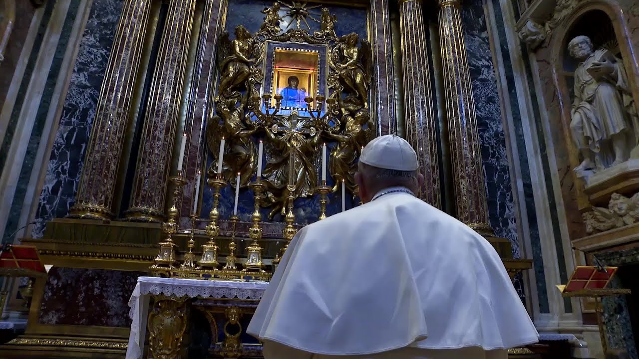 Resultado de imagen de oraciones del papa por el fin de la pandemia