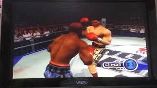 Knockout Kings 2002 - What A Disqualification By Illegal Shot Looks Like - Evander Holyfield Vs Karl screenshot 1