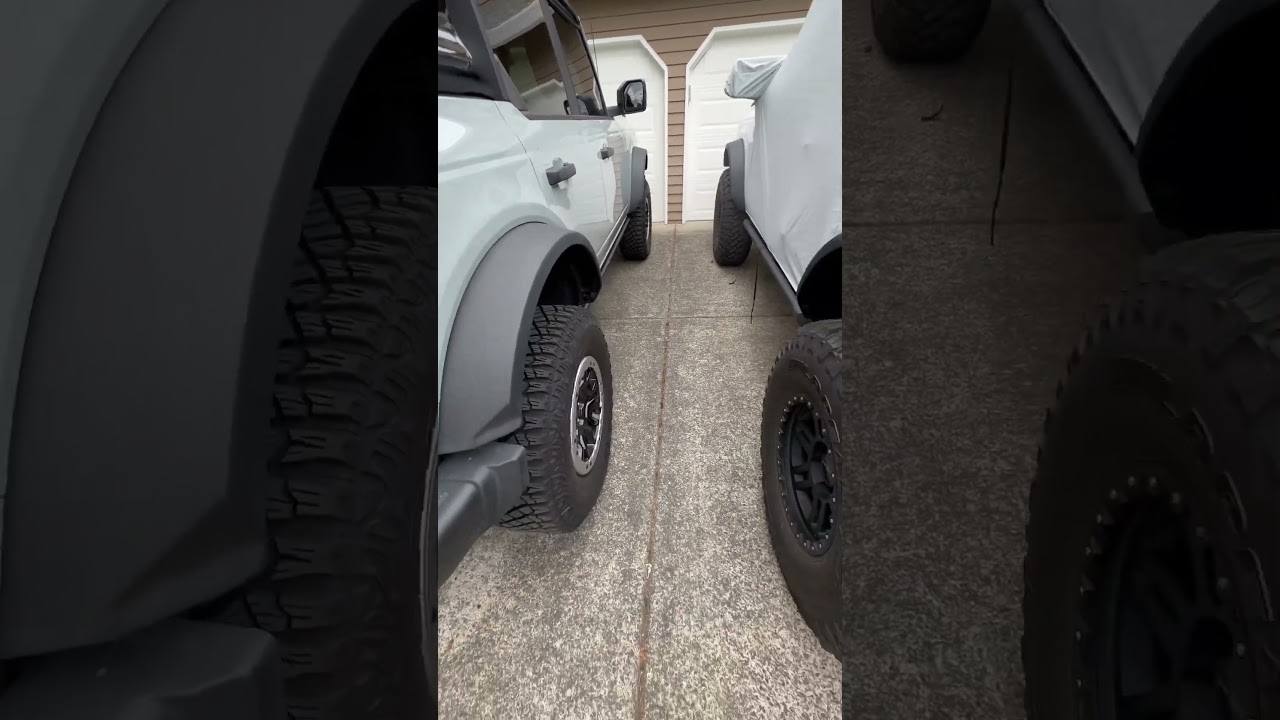 Eibach pro lift springs over SAS shocks vs fabtech dirt logic coilovers on 2021 2023 ford bronco