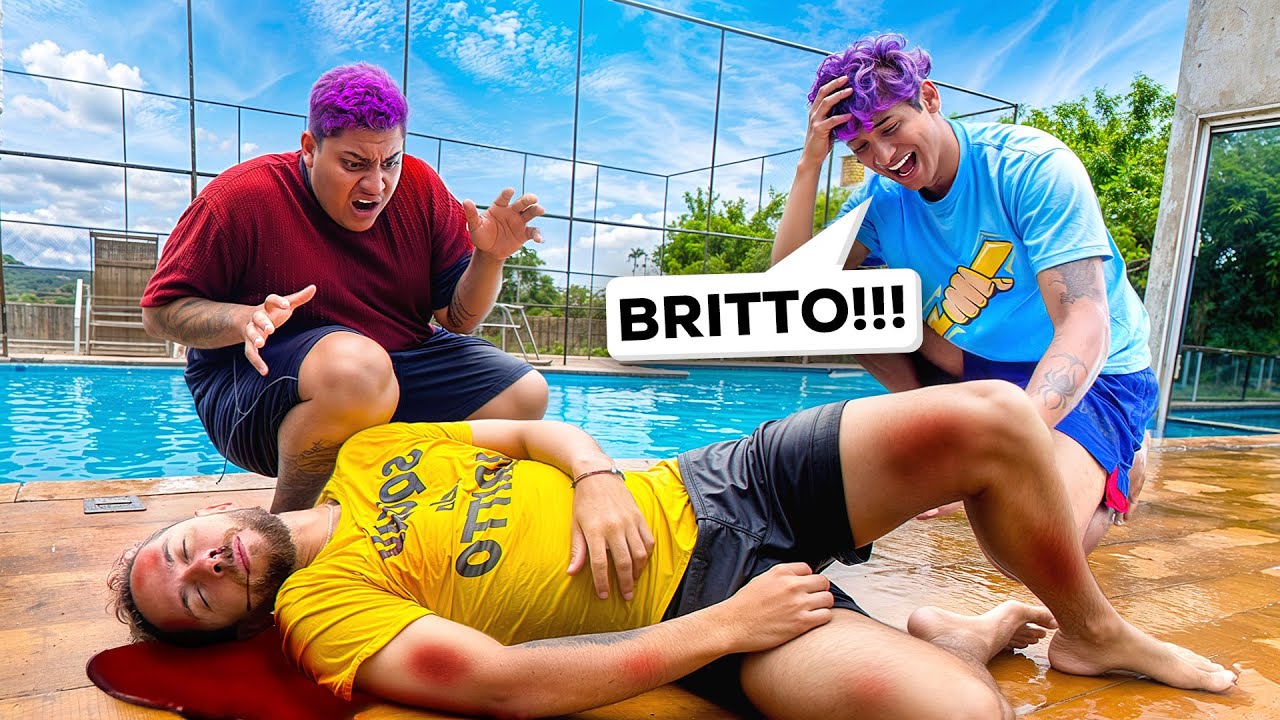 SPIDERBRITTO SOFREU UM GRAVE ACIDENTE NA PISCINA * Acidente grave