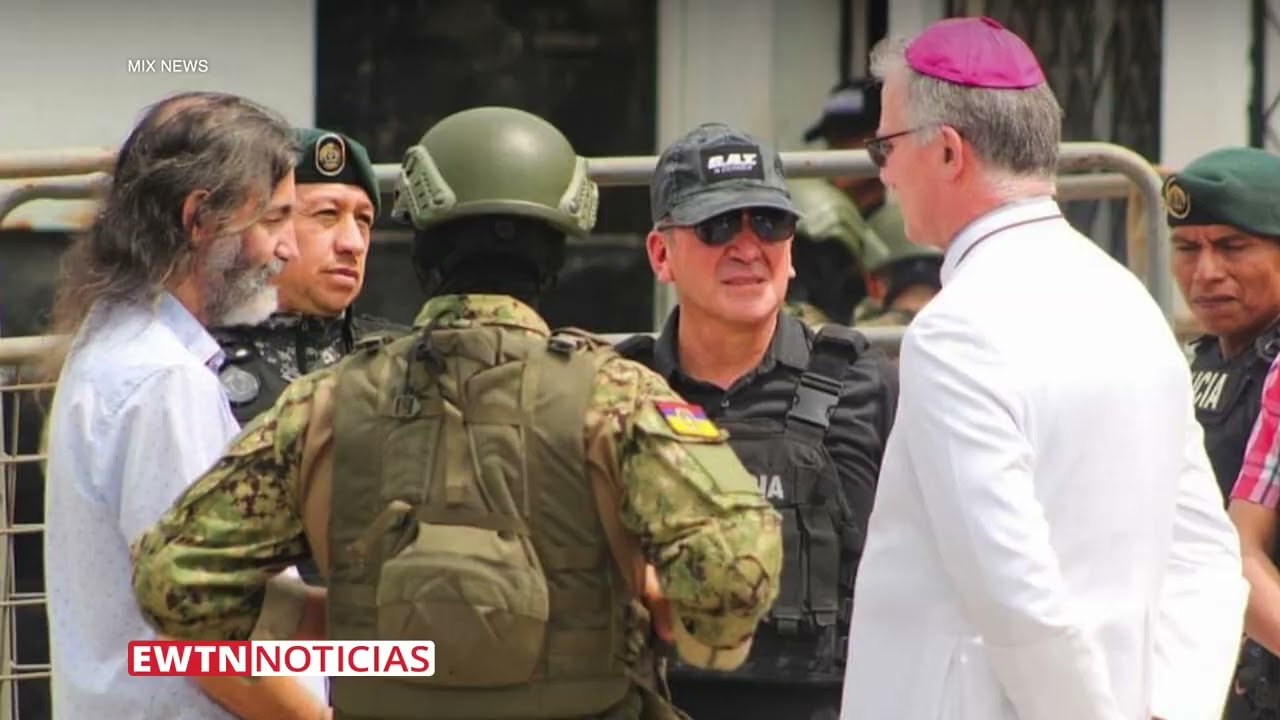 Dos obispos de Ecuador explican la labor de la Iglesia Católica en la pacificación del país