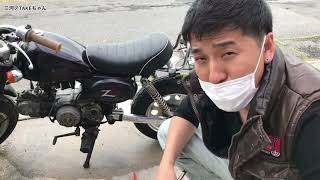 モンキーレストア、カスタム(part3スプロケット変更)monkey custom