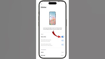 How to enable sidebar feature || Redmi side bar amazing settings 🤩 || #redmi #android #tech #mobile