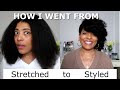 HOW I CURLED MY STRECHED HAIR USING USING NO HEAT | AIMIN Night Sleep Foam Rollers | NaturalRaeRae