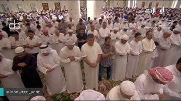 صلاة التهجد للشيخ إدريس أبكر جامع الشيخ زايد أبوظبي ليلة23 رمضان 1437(تلاوة يوسف43-90)