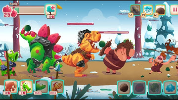 Dino Bash all levels max #73 gameplay walkthrough part 70