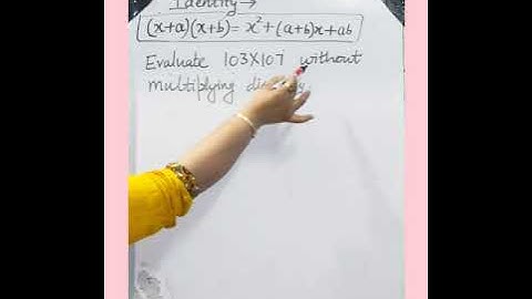 Evaluate 103 X 107 without multiplying directly.