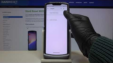 How to Change Language in MOTOROLA Razr 5G – Find System Language