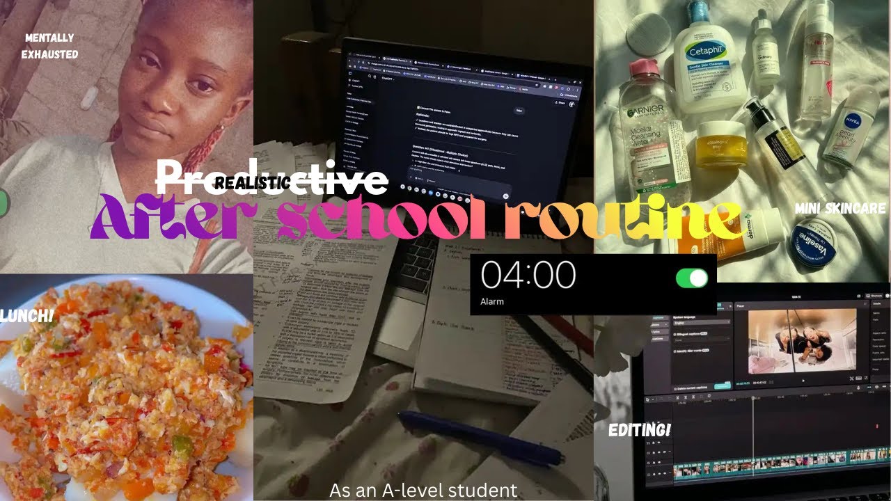 PRODUCTIVE AFTER SCHOOL ROUTINE (Nigerian Student)🎀📚| realistic and chill.