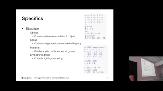 IMT2531 - Lecture 09 - 3D Model Formats - part 1