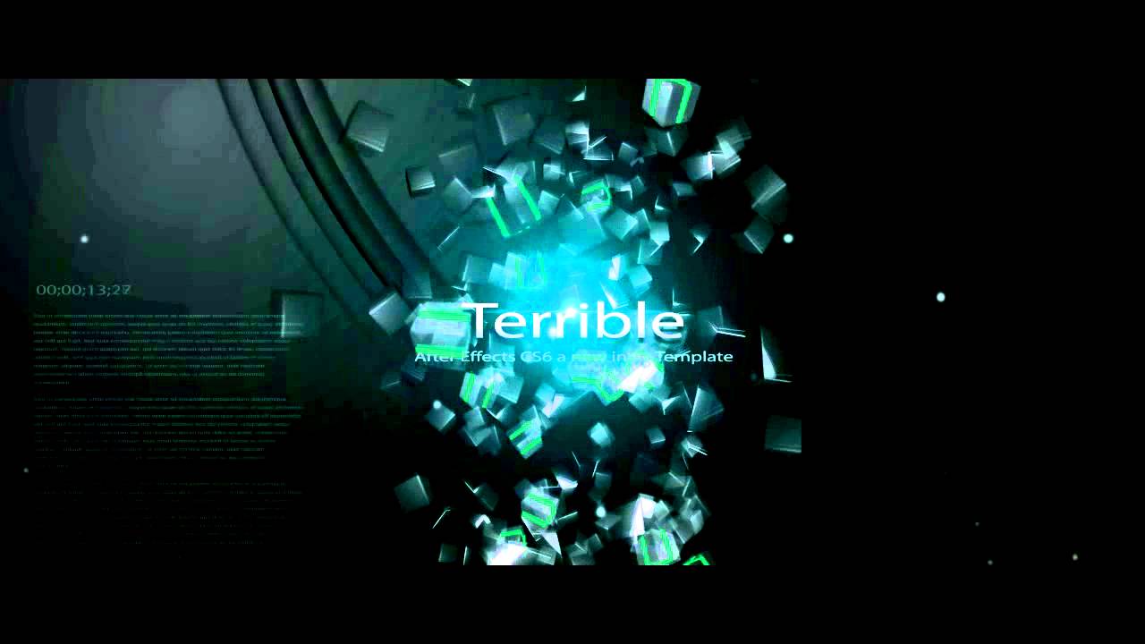 Free Intro Template Adobe After Effects CS6 Amazing - YouTube