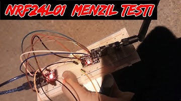 Arduino RF modülü  NRF24L01 ile menzil testi