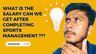 SALARY OF A SPORTS MANAGEMENT DEGREE || WHAT IS THE SALARY OF SPORTS MANAGEMENT ???