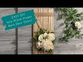 SheMakes: Sola Wood Flower Barn Door Decor Easy Target Spot DIY