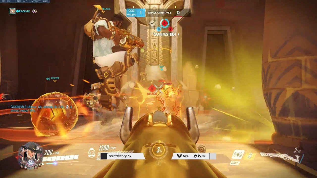 # 64! GALE ASHE GAMEPLAY OVERWATCH SEASON 34 TOP 500