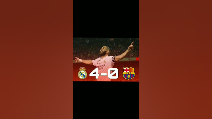 فوز ريال مدريد ضد برشلونة 4-1