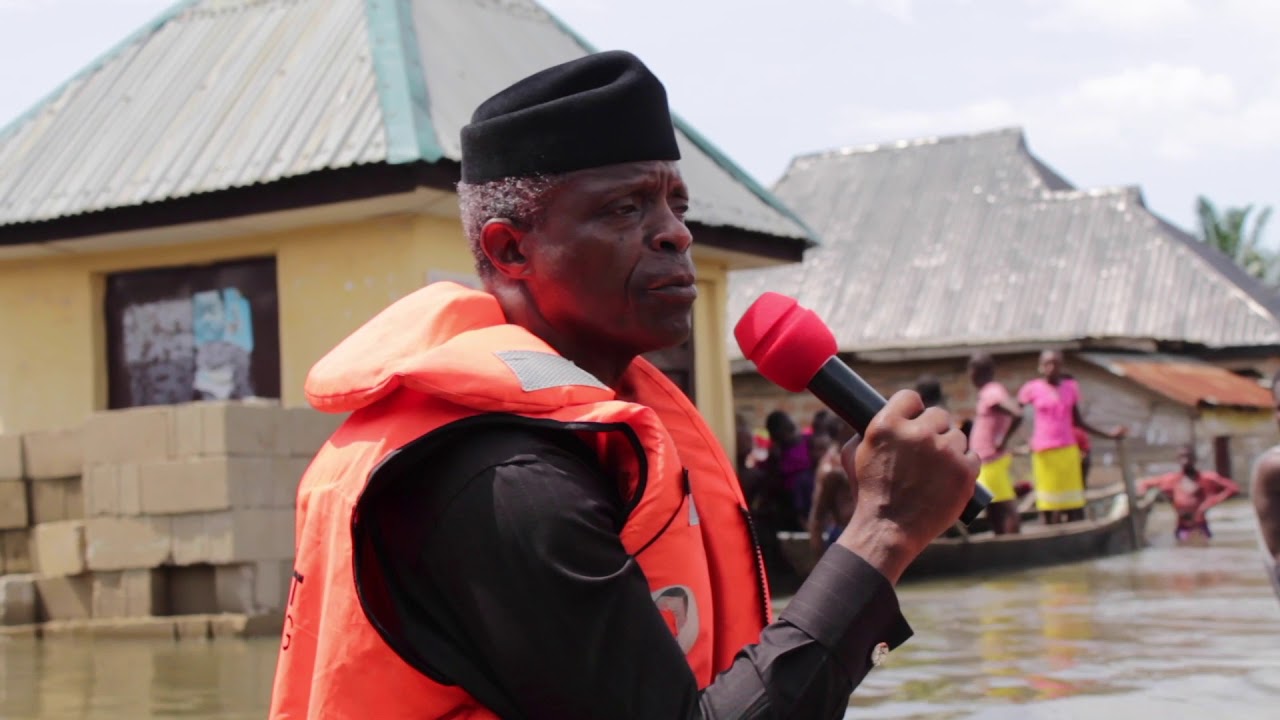 Inspection Of The  Flood Affected Areas In Anambra State