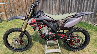 Amazing transformation of a blown up $900 Dirt Bike!!! (2004 HONDA CRF250R FULL REBUILD)