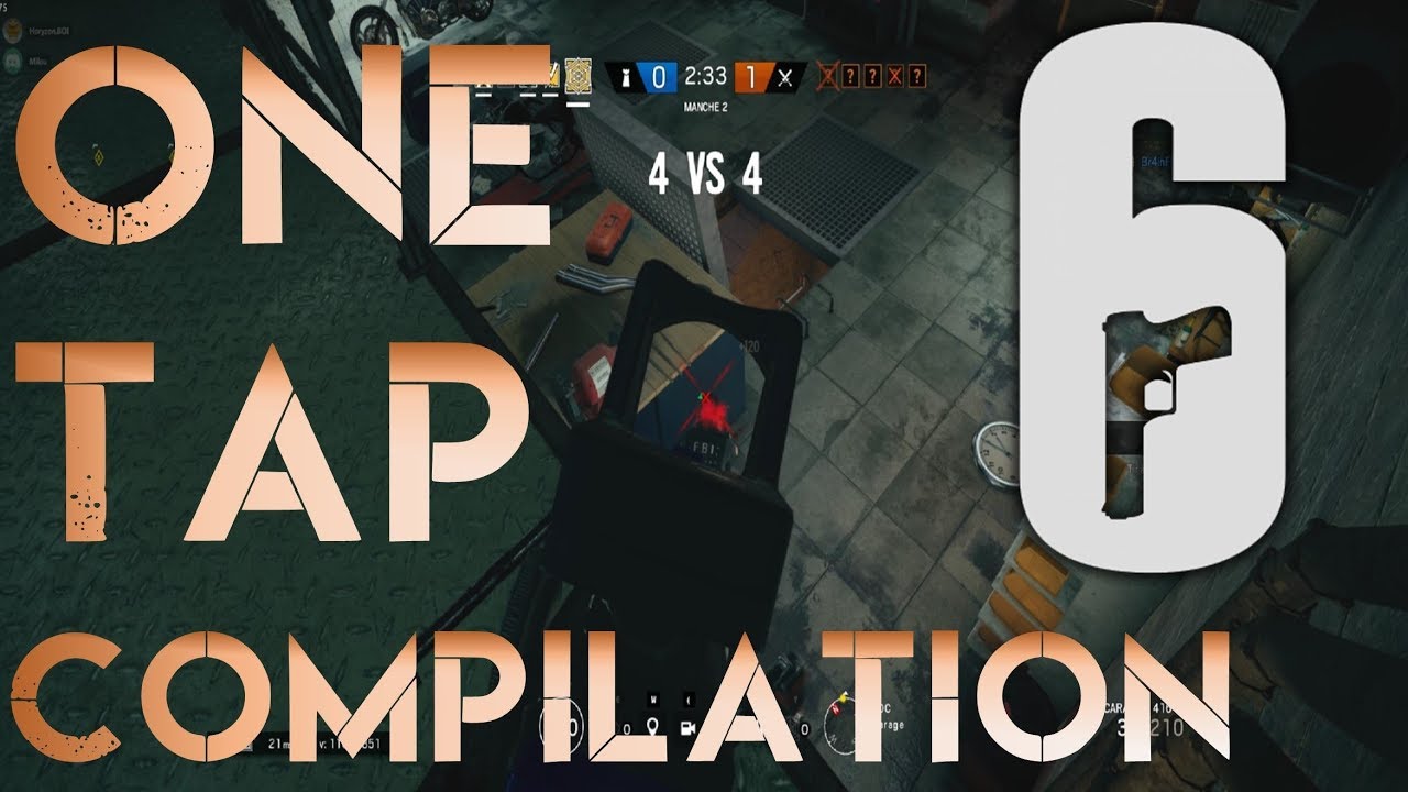 ONE TAP COMPILATION 1 - RAINBOW SIX SIEGE - YouTube