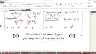 Geometry Homework 7.2