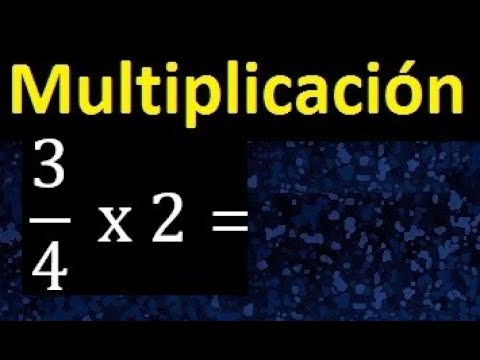3/4 por 2