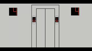 Animated: OTIS Bottom-Drive Traction Shuttle Elevator, Sussex Centre, Burlington-Kent ON Canada