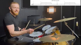 Half-Time Jazz Funk Groove - One Minute Drum Lesson