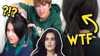 Intentando seguir un tutorial de peinados de Patry Jordan con Herre...