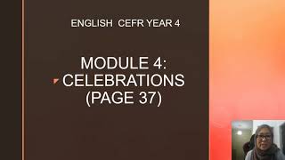 English CEFR Year 4 - Module 4: Celebration (Ordinal Numbers)