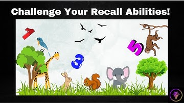 Memory Master Challenge: Test Your Recall Skills! 📷🔍 #brainteasers  #memorytest #memorytraining