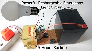Automatic Powerful Rechargeable Emergency Light for Power Cut
