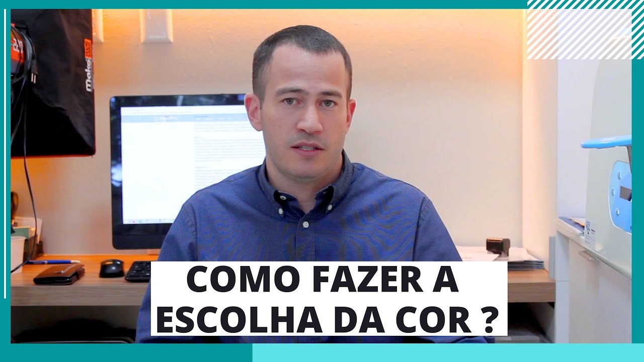 COMO É FEITA A ESCOLHA DA COR DO DENTE - FACETA, LENTE, COROA - DR. GUILHERME FELIX