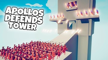 APOLLOS DEFENDS TOWER VS EVERY FACTION CUSTOM | TABS MODDED GAMEPLAY