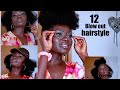 12 QUICK AND EASY BLOW OUT HAIRSTYLE // 4C NATURAL HAIR BLOW OUT HAIRSTYLES