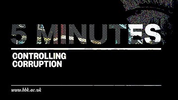 5-Minutes Series 2. Episode 4 with Professor Bo Rothstein - Controlling Corruption