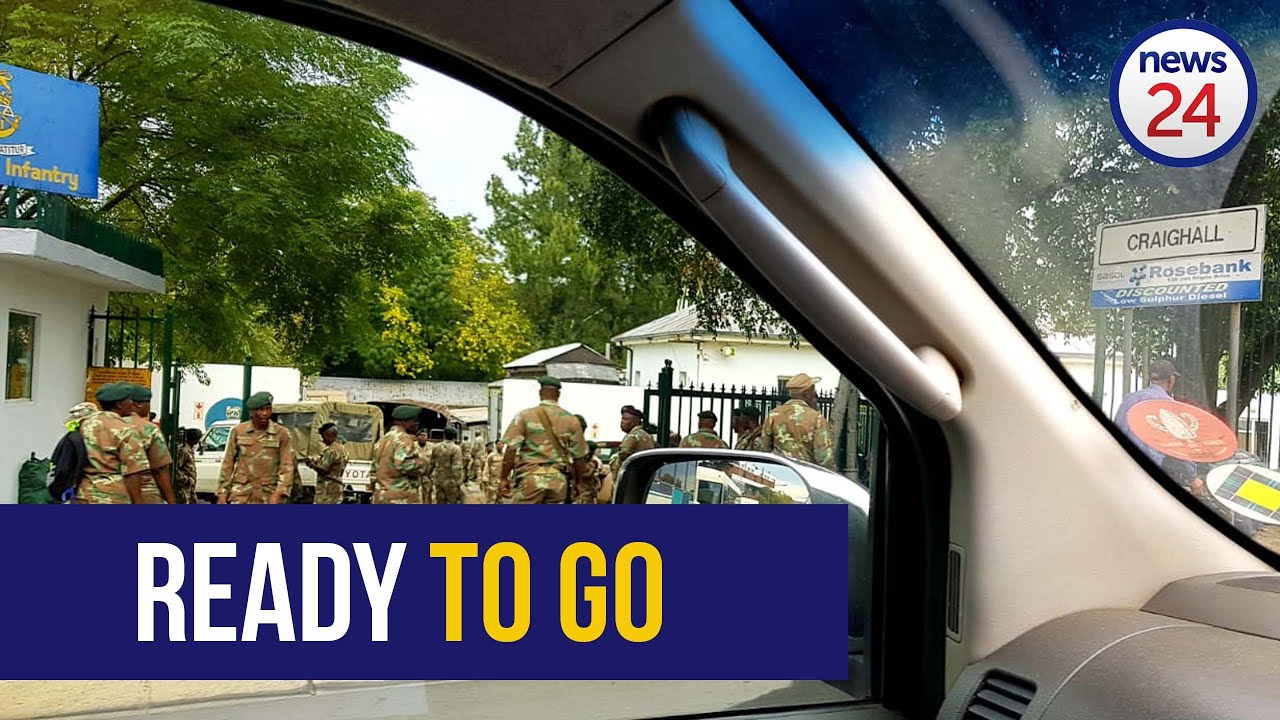 WATCH | SANDF spotted in Joburg ahead of President's address - YouTube