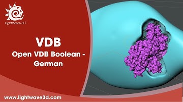 Lightwave 3D Open VDB Boolean German