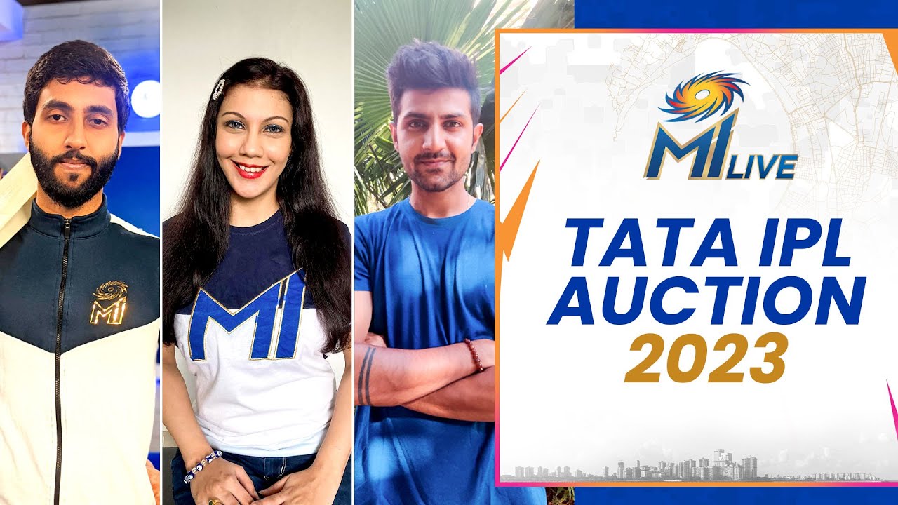 MI LIVE TATA IPL Auction 2023 Mumbai Indians