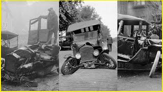 The Most Vivid Images of Car Accidents of the Early 20th Century