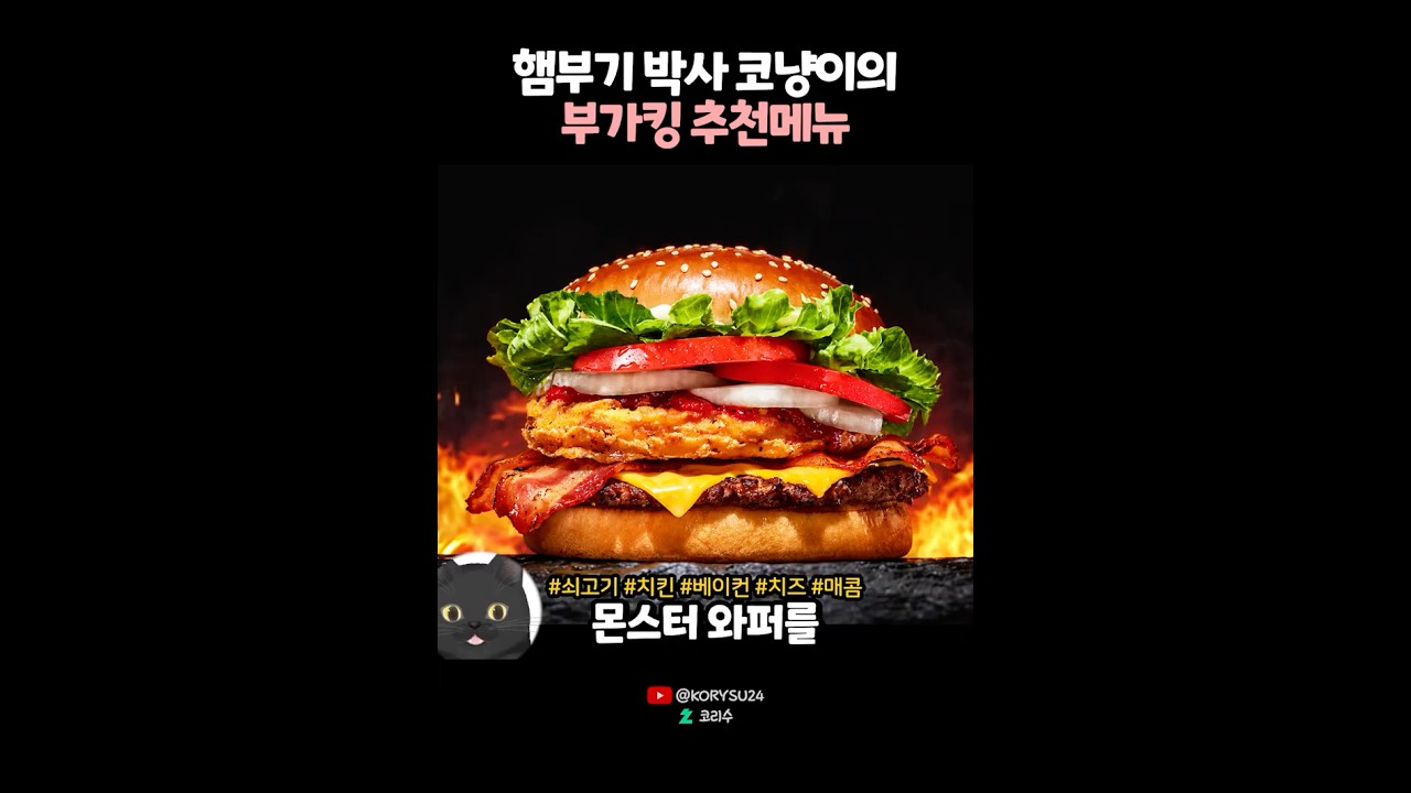 버거킹 입문은 뭘로 해야 하나요? 🤔