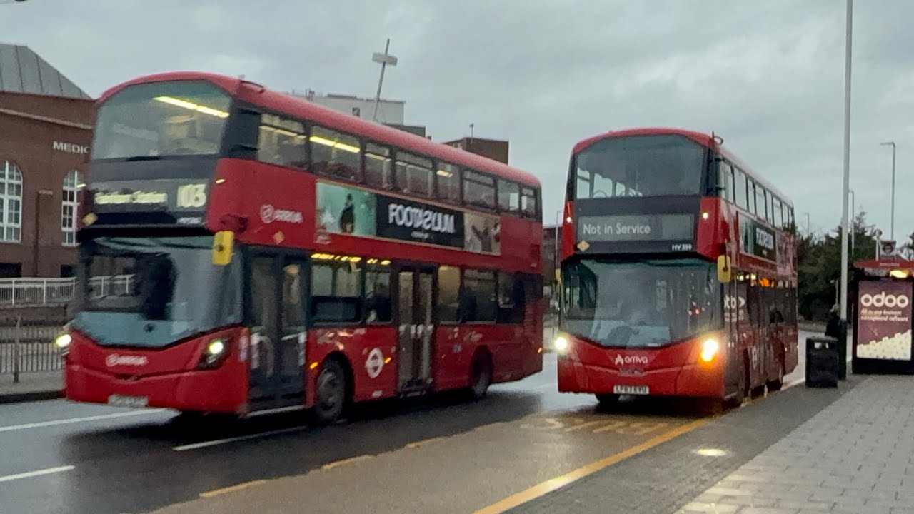 ‘UNREFURBISHED’ - HV362 on route 103 and 10134 on route 128